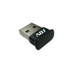 MINI BLUETOOTH® ADAPTER ADJ V4.0 AC400 - MINI ADATTATORE CHIAVETTA USB - TRASMISSIONE AUDIO: 60 METRI - TRASMISSIONE DATI: 100 METRI - DIMENSIONI ULTRACOMPATTE - COLORE NERO