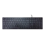 TASTIERA ADJ TA125 SLIM MULTIMEDIA KEYBOARD USB - 12 TASTI MULTIMEDIALI - RESISTENTE AGLI SCHIZZI D'ACQUA - COLORE NERO