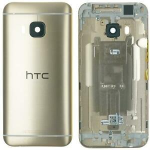 SCOCCA telaio posteriore per HTC ONE M9 gold oro back cover copri batteria