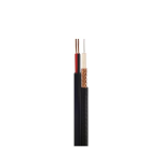 CAVO COASSIALE RG59 MINI + 2 X ALIMENTAZIONE VULTECH SC13302HD-100 75 OHM CU 100MT SPESSORE 6MM