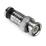 CONNETTORE BNC MASCHIO VULTECH SA31555 PER CAVO COASSIALE RG59 FISSAGGIO A COMPRESSIONE 10PZ