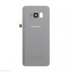 SCOCCA posteriore per Samsung Galaxy S8 G950F silver back cover copri batteria 