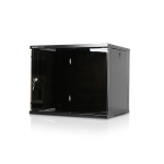 RACK A PARETE 9U 540(L)X450(P) COLORE NERO FLAT SERIES