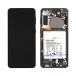 DISPLAY LCD ORIGINALE Samsung G996 Galaxy S21+ Plus PHANTOM SILVER vetrino touch vetro schermo + Batteria