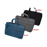 BORSA PER PC PORTATILE 11.6"-CON MANICI BLU