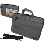 BORSA PER PC PORTATILE 13.3" CON MANICI BLU