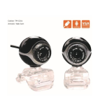 WEBCAM 350K TECHMADE TM-C011 CON CLIP E FUNZIONE FACE TRACKING