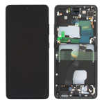 DISPLAY LCD ORIGINALE Samsung G998 Galaxy S21 Ultra PHANTOM BLACK nero vetrino touch vetro schermo