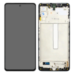 DISPLAY LCD ORIGINALE Samsung M52s 5G Galaxy M526 NERO vetrino touch vetro schermo