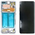 Display per Samsung G977 (Ori. Service Pack - Crown Silver - Con frame)