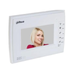 DAHUA VTH1520AH - POSTAZIONE INTERNA 7" AD INCASSO TOUCH RESISTIVO 800X480, PULSANTE MECCANICO, LETTORE CARD, PLASTICO, LAN 10/100 ALIM. 12VDC - POE(802.3AF) - DAHUA