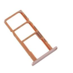 CARRELLO PORTA SIM per HUAWEI Y5 2019 tray carrellino scheda lettore GOLD