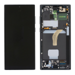 DISPLAY LCD ORIGINALE Samsung S908 Galaxy S22 Ultra GREEN vetrino touch vetro schermo