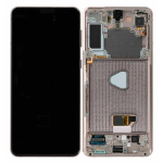 DISPLAY LCD ORIGINALE Samsung G991 Galaxy S21 PHANTOM VIOLET vetrino touch vetro schermo