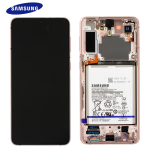 DISPLAY LCD ORIGINALE Samsung G996 Galaxy S21+ Plus PHANTOM VIOLET vetrino touch vetro schermo + Batteria