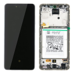 DISPLAY LCD ORIGINALE Samsung A525 A526 Galaxy A52 BIANCO + BATTERIA vetro schermo