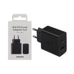 SAMSUNG CARICABATTERIE 35W EP-TA220 FAST CHARGE USB-C NERO