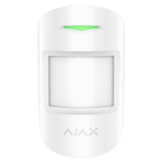 AJAX MOTION PROTECT - 5328.09.WH01 - RILEVATORE DI MOVIMENTO DA INTERNO, 12 METRI DI PORTATA, 90°DI COPERTURA, REGOLAZIONE DELLA SENSIBILITÀ (BASSO, MEDIO, ALTO), ALTEZZA DI INSTALLAZIONE 2.4 METRI, PET IMMUNE - COLORE BIANCO