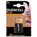 DURACELL - Batterie Alcaline Plus Power 9V 6LR61/MN1604 - 5000394105485 - PLUS-9V