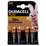 DURACELL AA- Batterie Alcaline Plus Power STILO AA LR06/MN1500 - 5000394017641/5000394140851 - PLUS-AA