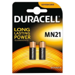 DURACELL - Batterie Specialistiche MN21 A23/K23/LRV08 ALCALINE - 5000394203961/5000394203969/5000394071117 - SPE-MN21