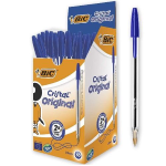 BIC Penna a sfera Colore BLUE Cristal Conf. 50pz - 8373609 - 847898 - BIC-BLUE
