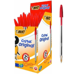 BIC Penna a sfera Colore ROSSO Cristal Conf. 50pz - 8373619 847899 -BIC-RED