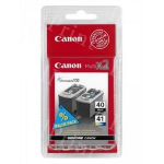 CANON PG-40 / CL-41 ink cartridge black and colour standard capacity combopack blister without alarm - 0615B043
