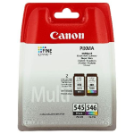 CANON PG545/CL546 Multipack InkJet Black+Tricolor Standard Capacity BK 180pg COL 180pg 2 Pack - 8287B005