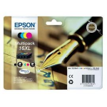 EPSON 16XL ink cartridge black and tri-colour high capacity 32.4ml 1-pack blister without alarm - C13T16364012
