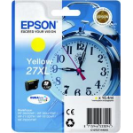 EPSON 27XL ink cartridge yellow high capacity 10.4ml 1.100 pages 1-pack blister without alarm - DURABrite ultra ink - C13T27144012