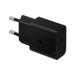 CARICABATTERIE DA RETE 15W USB TYPE-C ORIGINALE SAMSUNG EP-T1510NBEGEU NERO