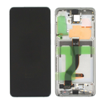 DISPLAY LCD ORIGINALE Samsung G985 G986F Galaxy S20+ PLUS BIANCO vetrino touch vetro schermo