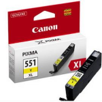 CANON CLI-551XLY ink cartridge yellow high capacity 700 pages 1-pack XL - 6446B001