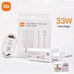 Caricabatterie Fast Charge ORIGINALE per XIAOMI 33W USB + Cavo TYPE C BIANCO