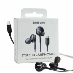 Cuffie Auricolari AKG Originale Samsung EO-IC100B TYPE C Stereo Microfono Nero Black