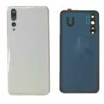 BACK COVER + CAMERA FRAME PER HUAWEI P20 PRO CLT-L09 CLT-L29 BIANCO AURORA SCOCCA POSTERIORE