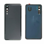 BACK COVER + CAMERA FRAME PER HUAWEI P20 PRO CLT-L09 CLT-L29 NERO SCOCCA POSTERIORE