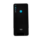 BACK COVER + CAMERA FRAME PER XIAOMI REDMI NOTE 7 / 7 PRO SCOCCA COPRIBATTERIA POSTERIORE BLACK NERO