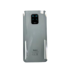 BACK COVER + CAMERA FRAME PER XIAOMI REDMI NOTE 9 PRO / 9S SCOCCA COPRIBATTERIA POSTERIORE WHITE BIANCO
