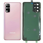 BACK COVER + CAMERA FRAME SAMSUNG S20 PLUS G985 SCOCCA COPRIBATTERIA POSTERIORE PINK ROSA