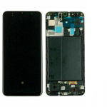 TOUCH SCREEN SCHERMO PER SAMSUNG GALAXY A40 A405F OLED VETRO LCD DISPLAY FRAME