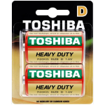 TOSHIBA - Zinc R20 D Torcia - 4904530587696 - 2PK - TOSZ20