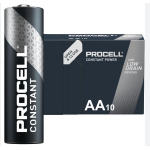 DURACELL - Batterie PROCELL Industriali MN1500 Stilo AA Constant Current - 10 PK 5000394122895 - PRO1500