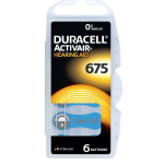 DURACELL - Batterie Specialistiche ActivAir DA675 Acustiche - 6 PK 5000394000000 - DUR675