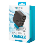 Caricatore Forever a muro TC-04 4 ingressi USB - 00430309
