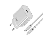 Caricatore XO a muro CE15 20W 1x USB-C+USB-C+Type C - 00430746