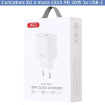 Caricatore XO a muro CE15 PD 20W 1x USB-C - 00430743