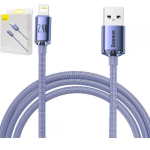 Cavo Baseus Shine USB/Lightning 2 mt. 2,4A Viola - 00430284