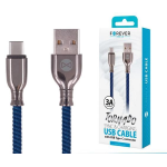 Cavo Forever Tornado USB/Type C 1 mt. 3A Blu - 00430316